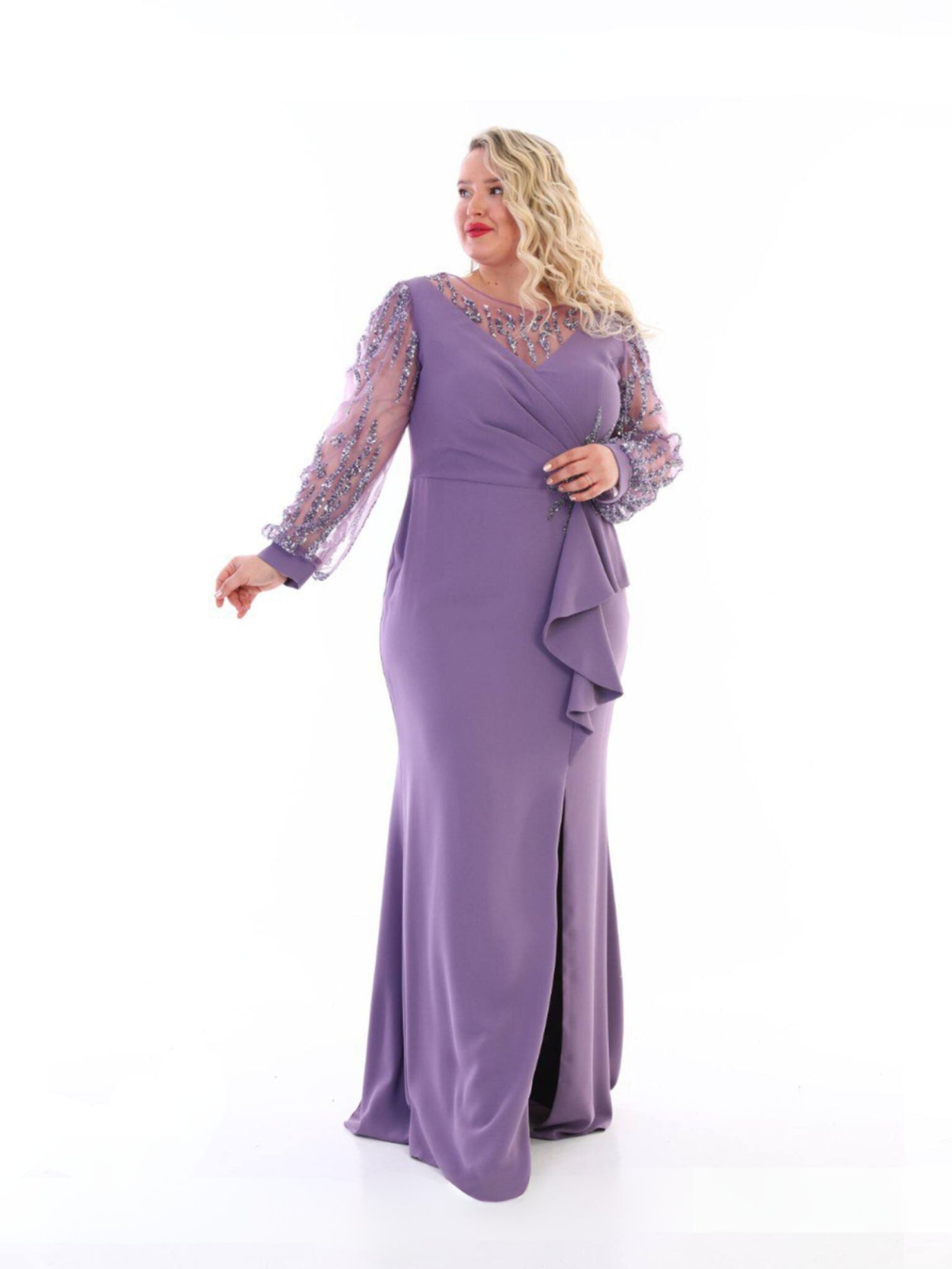 Vestido Largo Erse Breeze Purple