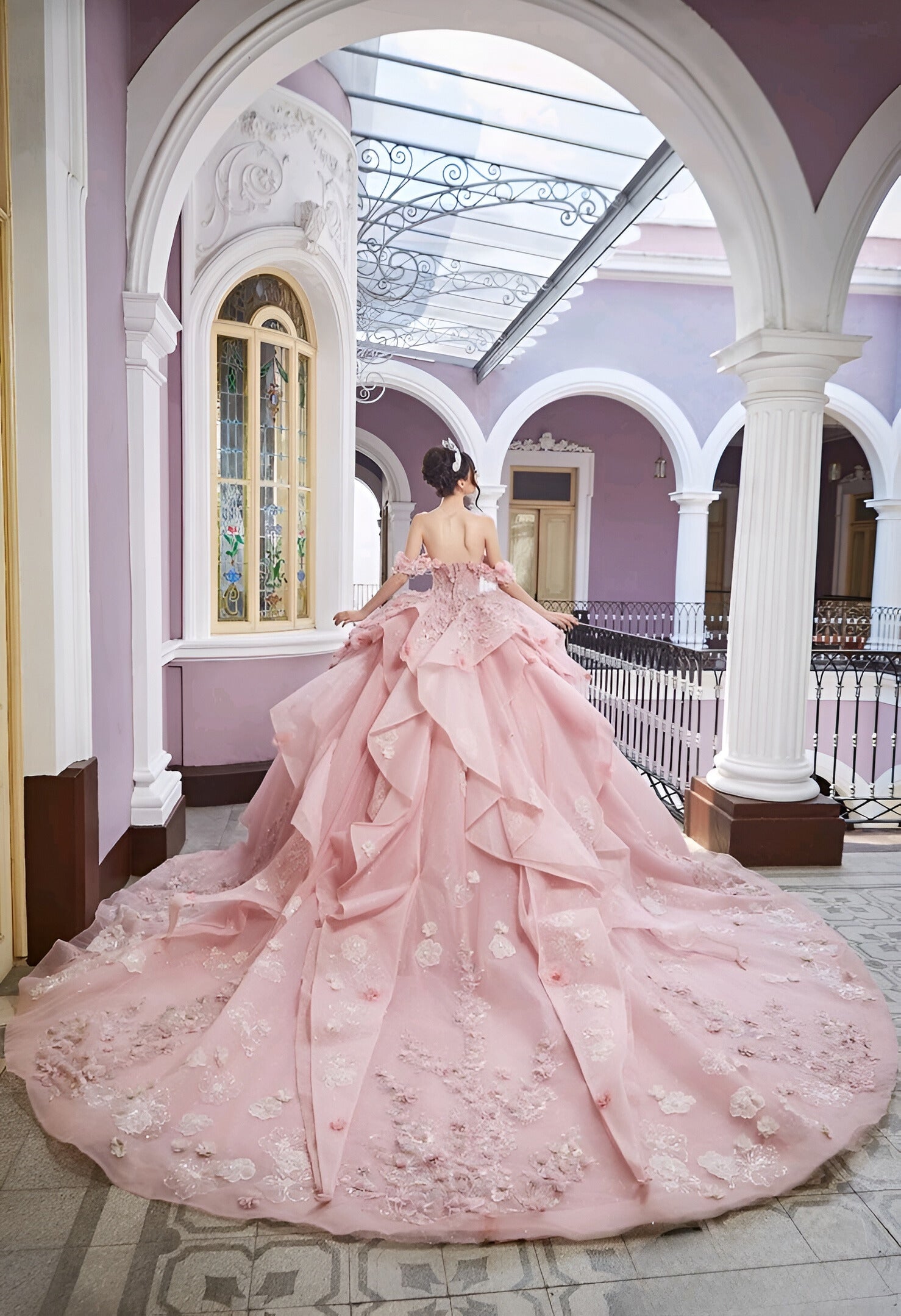 Vestido De XV Años Pink Midwestdress Modelo FRN2029