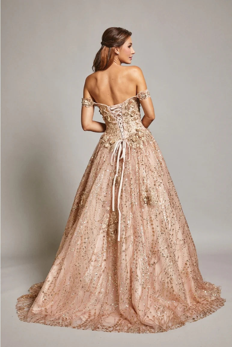 Vestido Rose Gold Bicici&Coty Modelo WF7312
