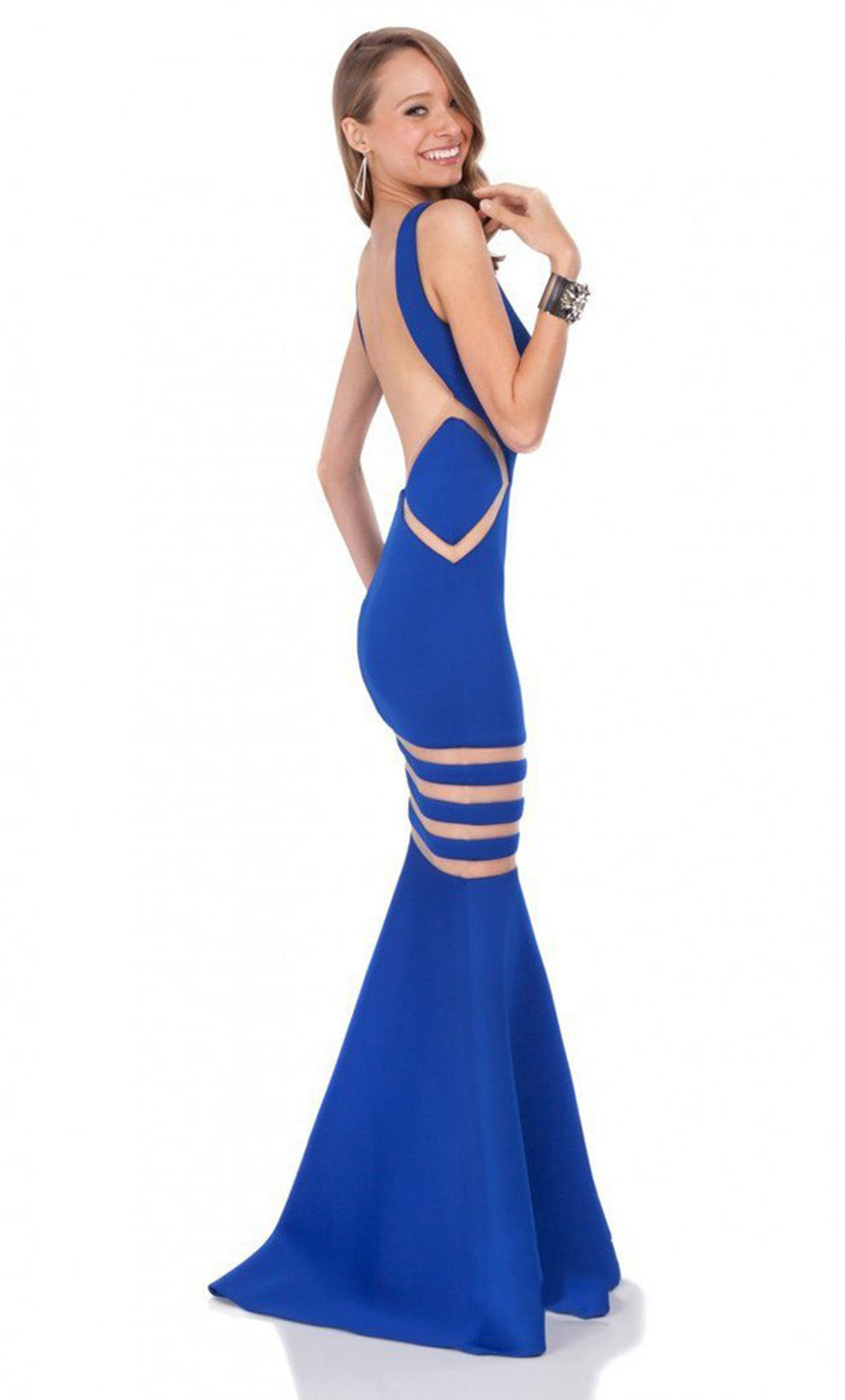 Vestido de tela spandex con transparencias - Laila's Dress