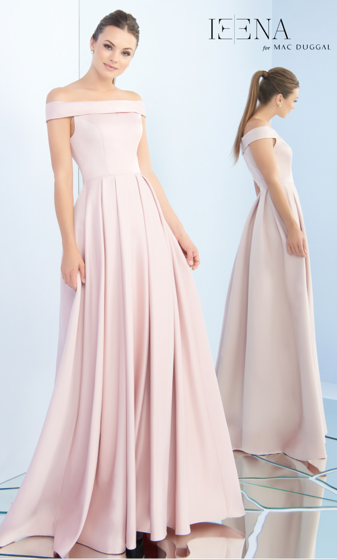 Vestido color blush con hombros caídos - Laila's Dress
