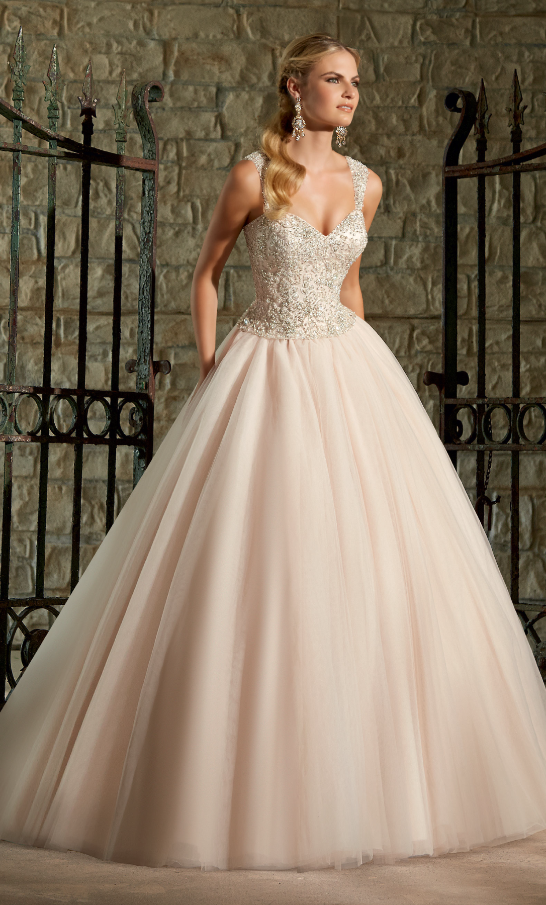 Vestido de novia escote corazón con correas - Laila's Dress