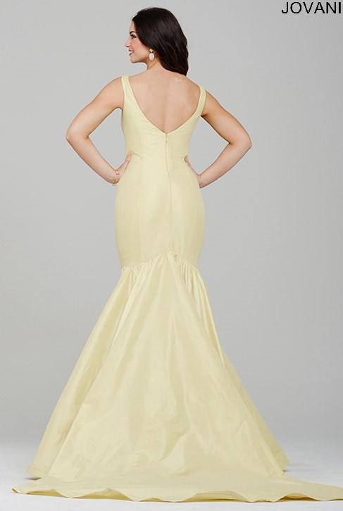 Vestido corte sirena color amarillo - Laila's Dress