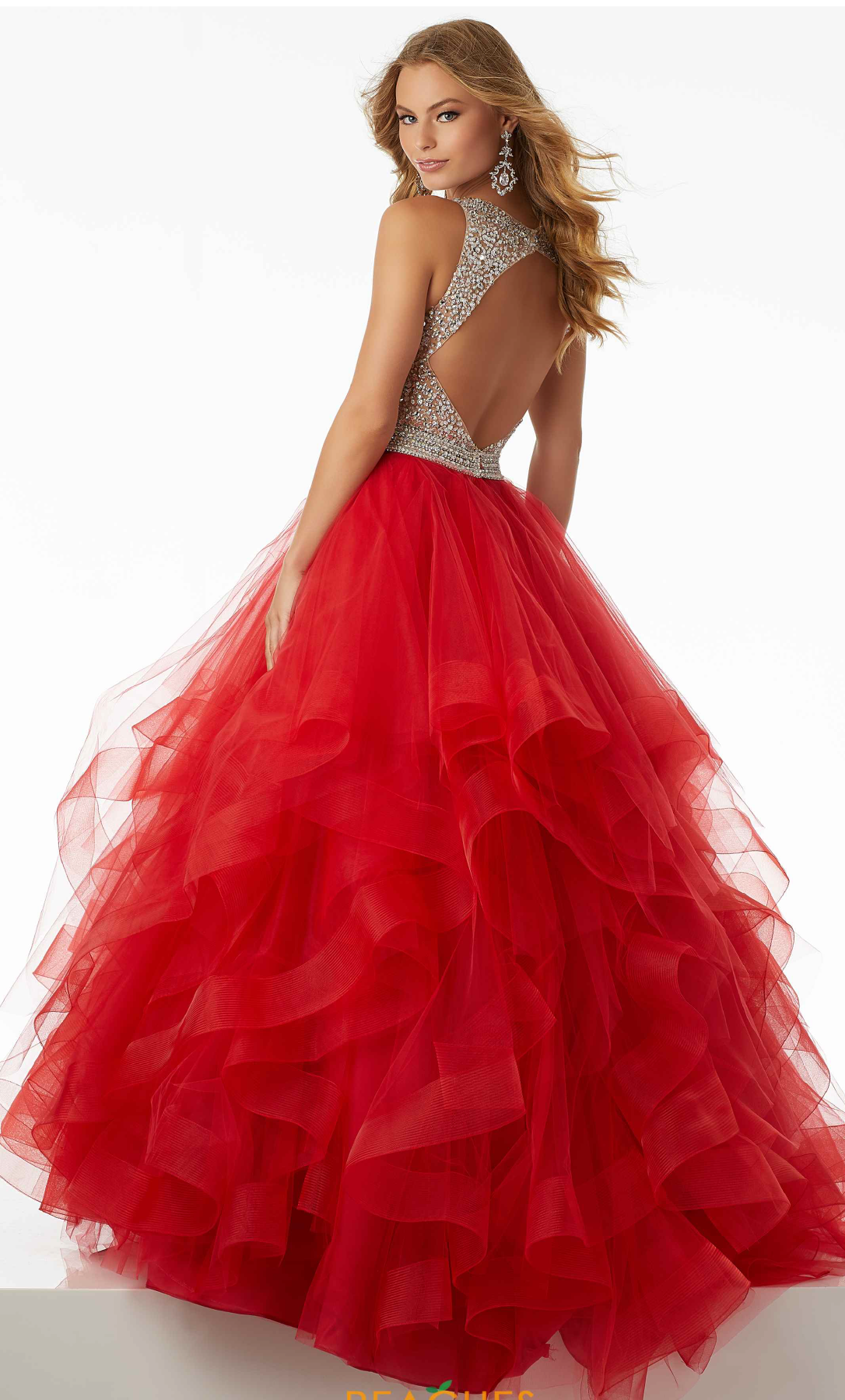 Vestido de XV con pedrería en blusa - Laila's Dress