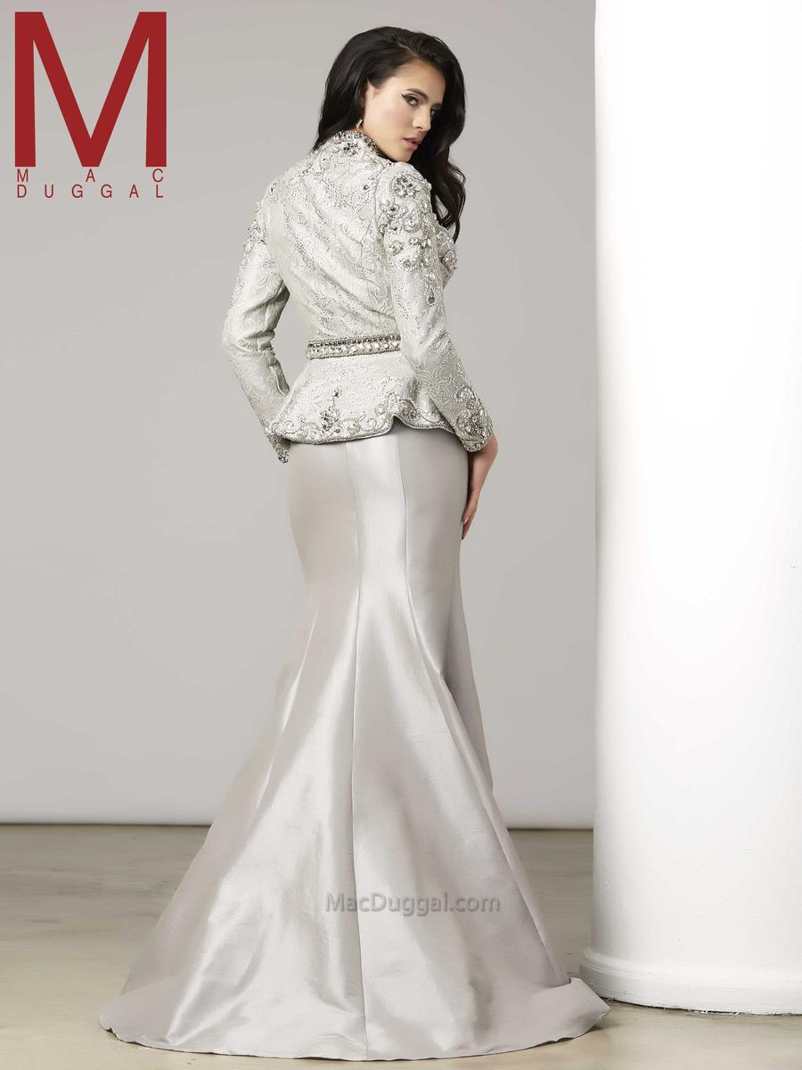 Vestido plateado corte sirena - Laila's Dress