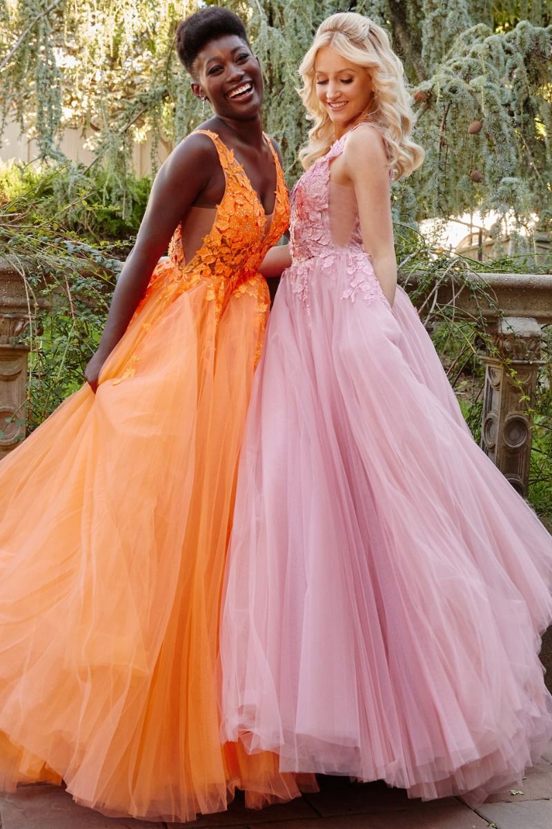 Vestido Largo Dark Blush Blue Modelo 02840