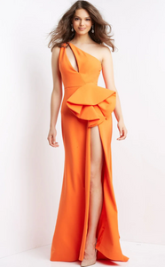 Vestido Orange Jovani Modelo 06756