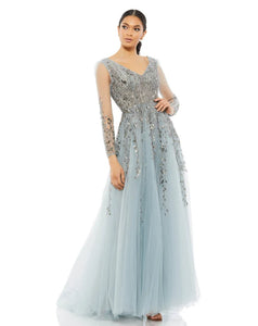 Vestido Platinum Mac Duggal Modelo 20295