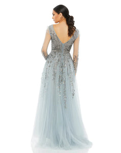 Vestido Platinum Mac Duggal Modelo 20295