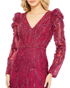 Vestido Berry Mac Duggal Modelo 20349