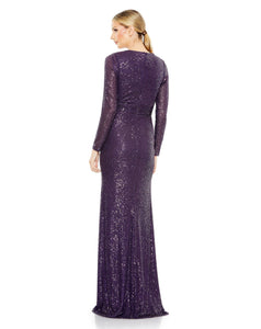 Vestido Purple Mac Duggal Modelo 26490