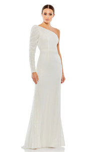 Vestido Blanco Mac Duggal Modelo 26591