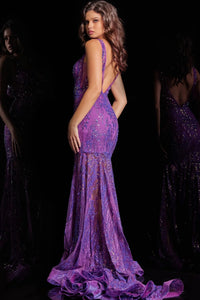 Vestido Purple Modelo 37541 Jovani