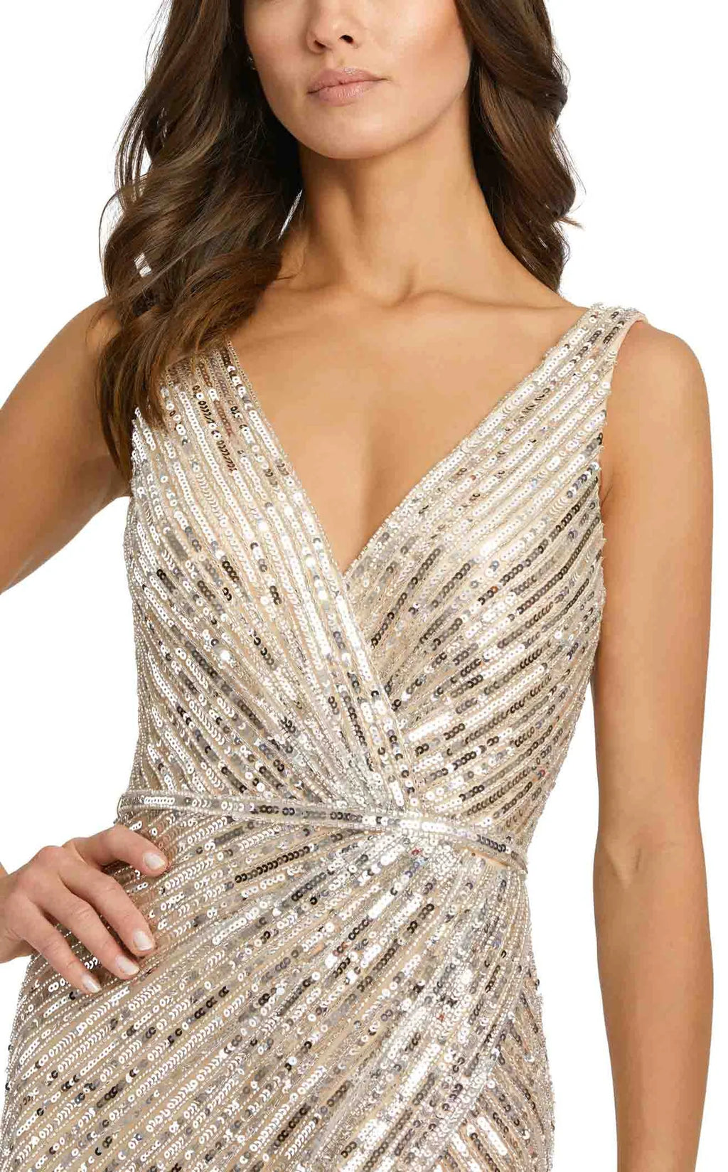 Vestido Nude Silver Modelo 41028