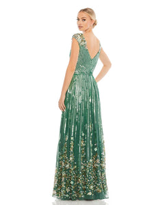 Vestido Sage Mac Duggal Modelo 5223