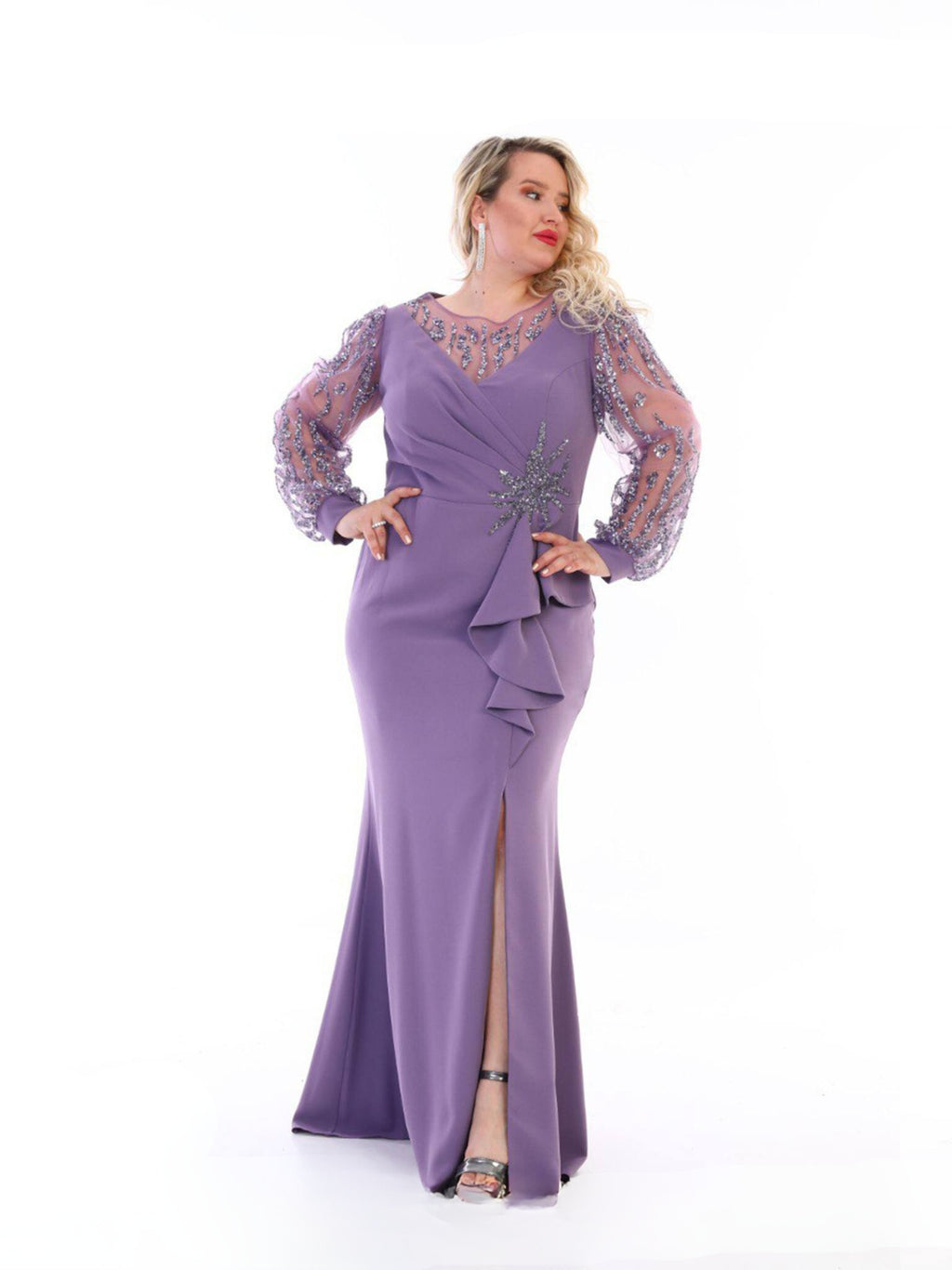 Vestido Largo Erse Breeze Purple