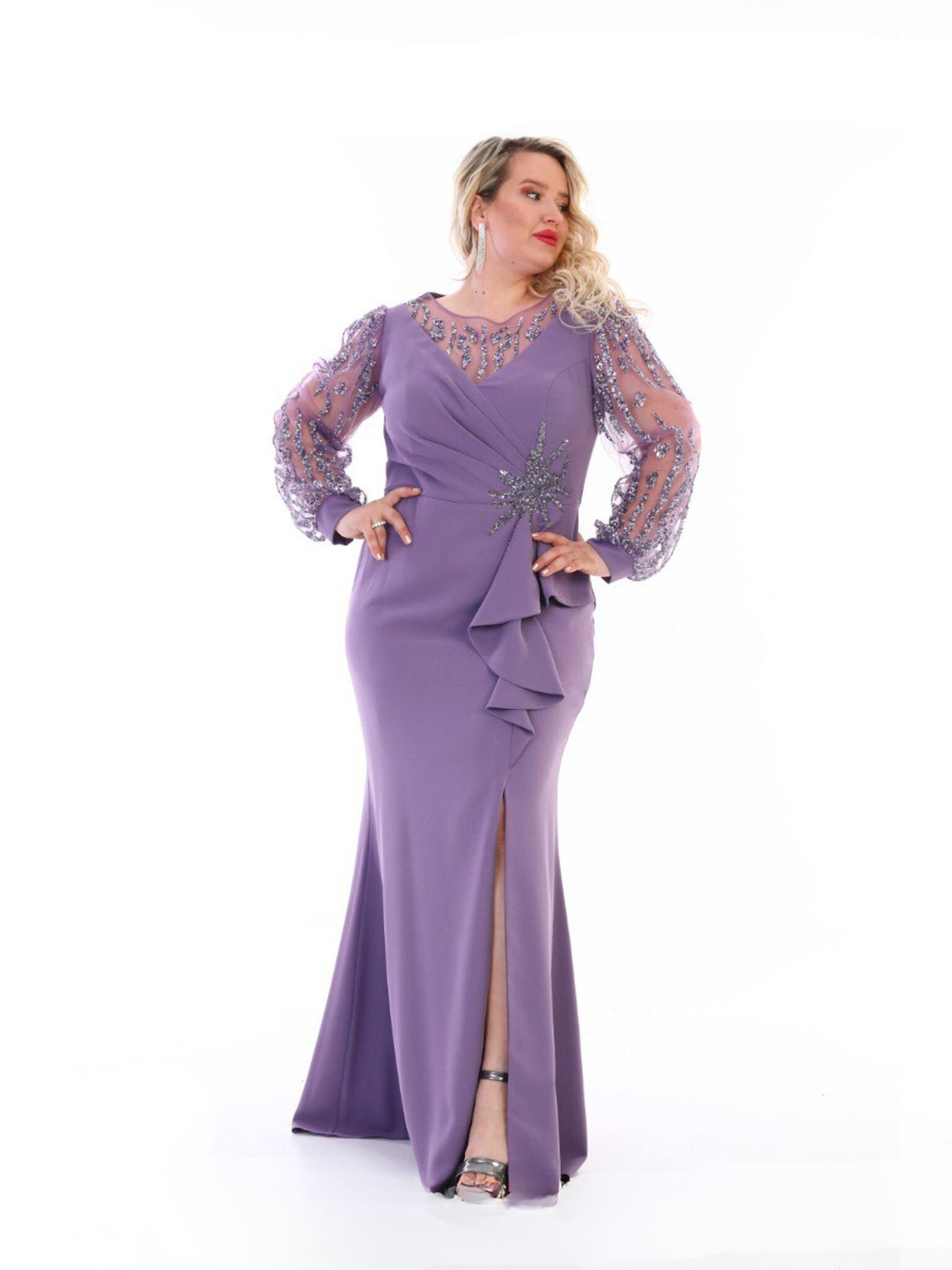 Vestido Largo Erse Breeze Purple