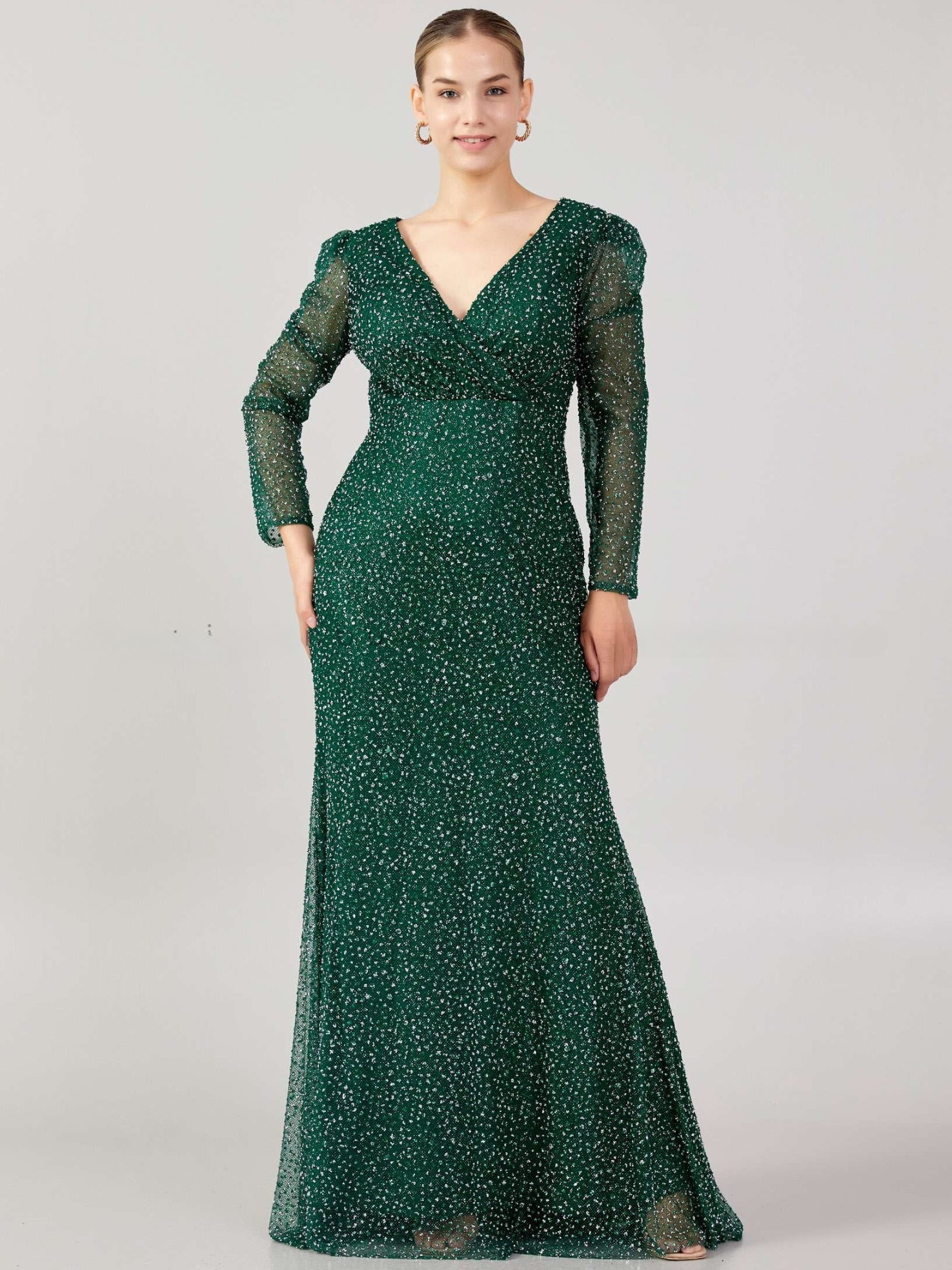 Vestido Largo Erse Breeze Verde