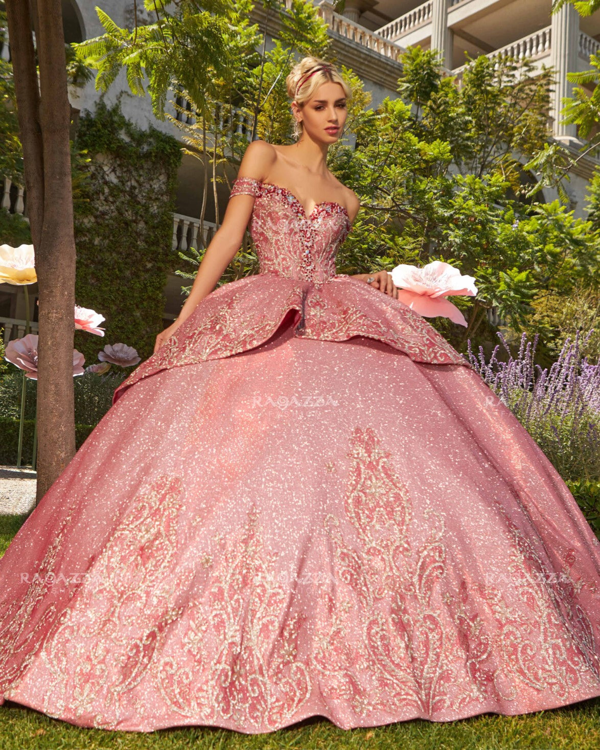Vestido De XV Años Pink Modelo EV38-638