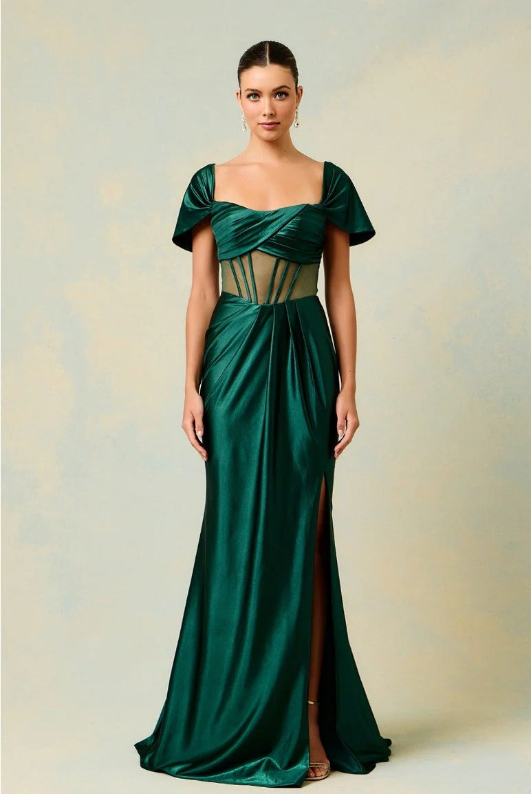 Vestido Hunter Green Modelo GP2316
