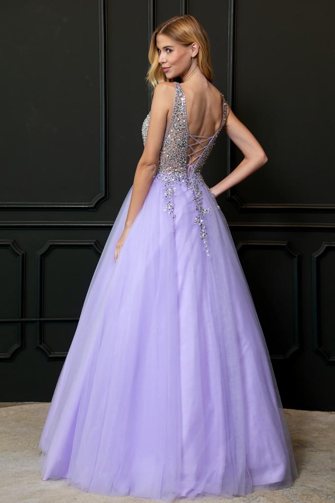 Vestido De XV Años Lila Modelo SR220206