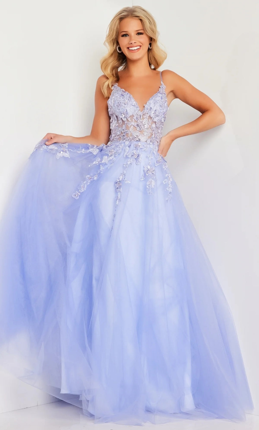 Vestido Periwinkle Modelo JVN37457 Jovani
