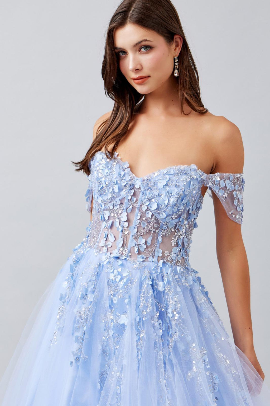 Vestido Ice Blue Modelo KL2069