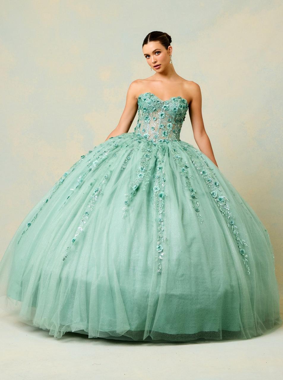Vestido De XV Años Sage Modelo KL2134