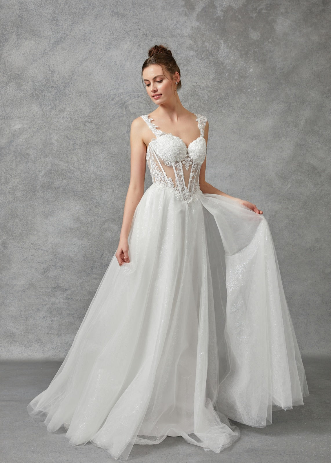 Vestido De Novia Corte Linea A Modelo SPW8078
