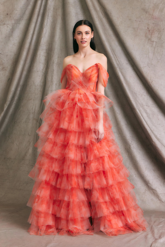 Vestido Largo Orange Modelo SR231204