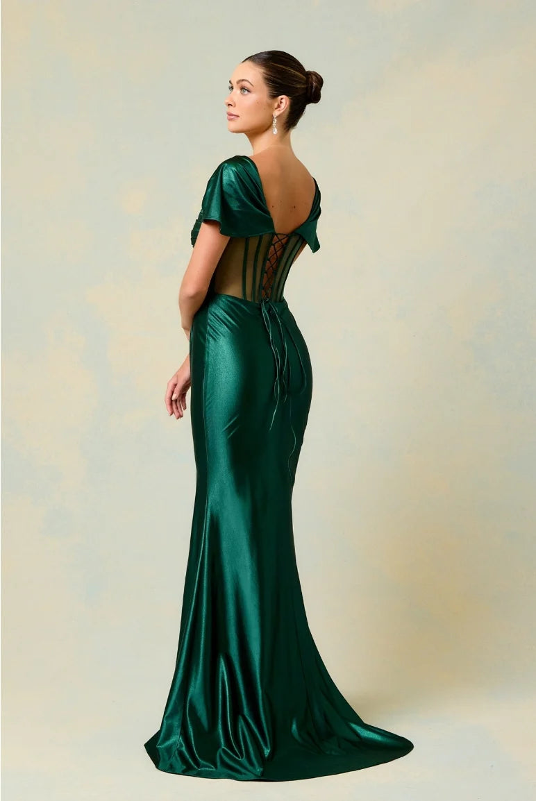 Vestido Hunter Green Modelo GP2316