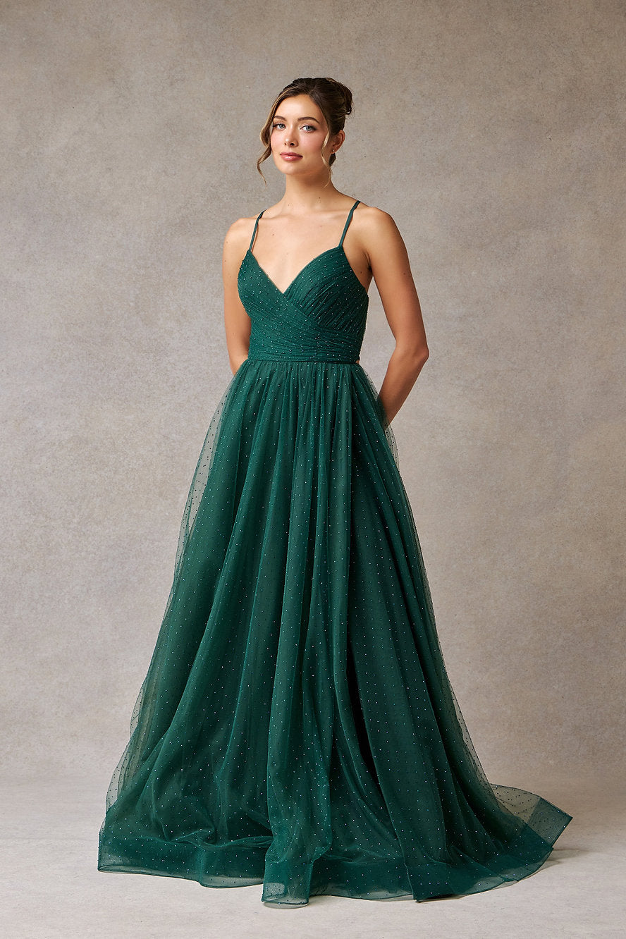 Vestido Hunter Green Modelo TG2286