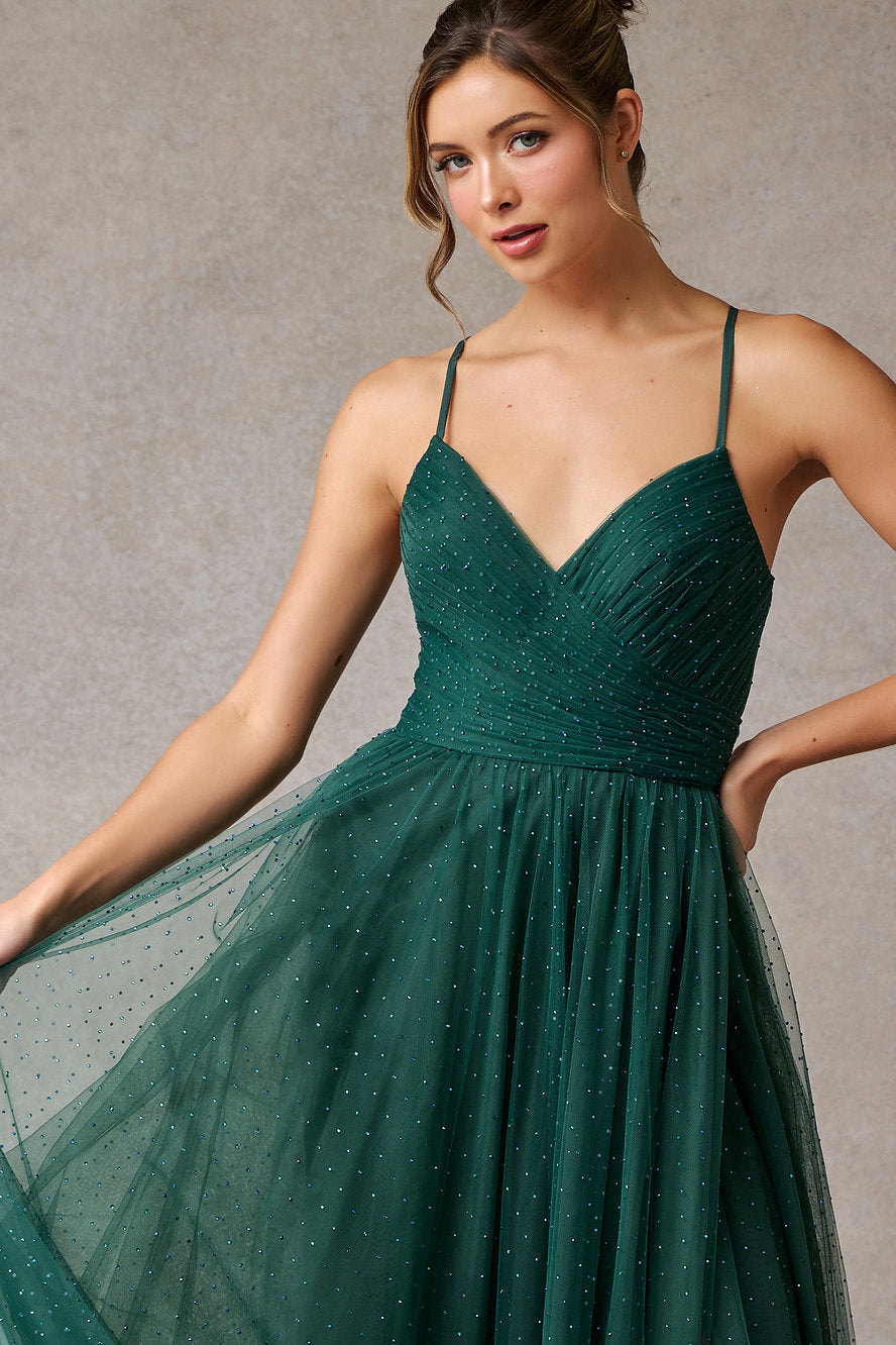 Vestido Hunter Green Modelo TG2286