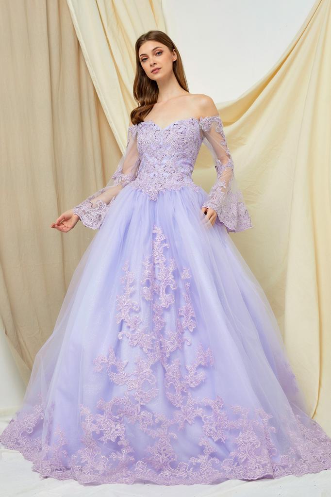 Vestidos de quinceañera online lila