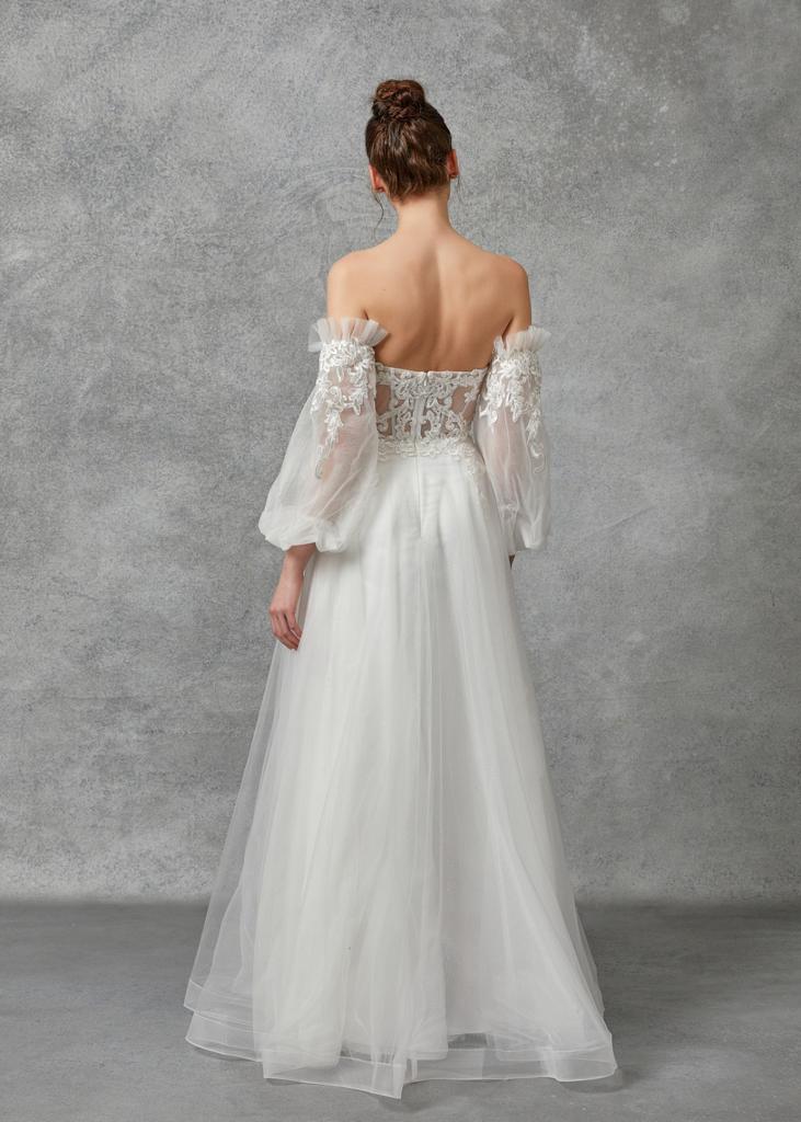 Vestido De Novia Corte Línea A Modelo WF666