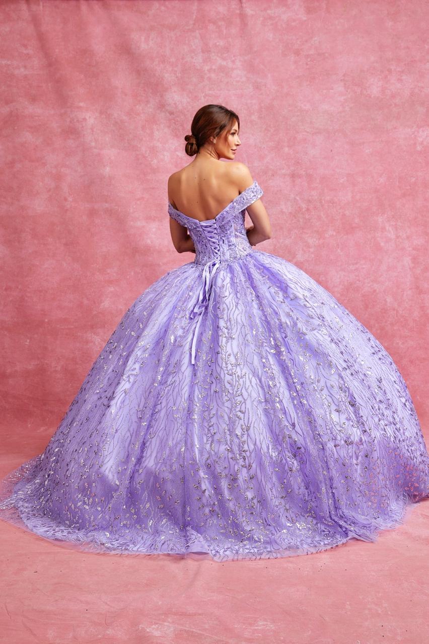 Vestido De XV Años Lilac Modelo LL2032