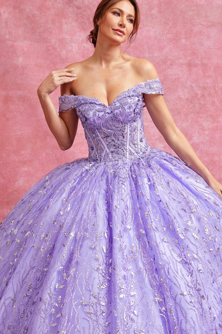 Vestido De XV Años Lilac Modelo LL2032
