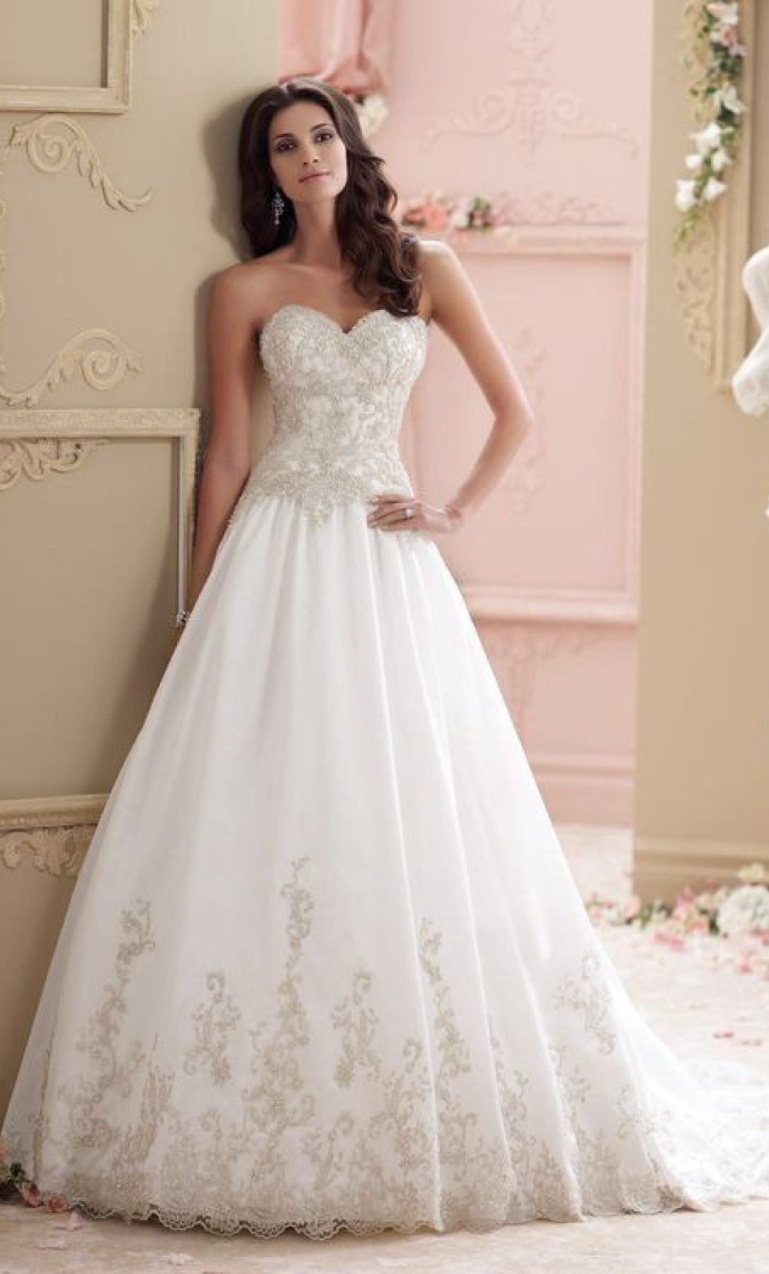 Vestido de novia con bordado de encaje - Laila's Dress