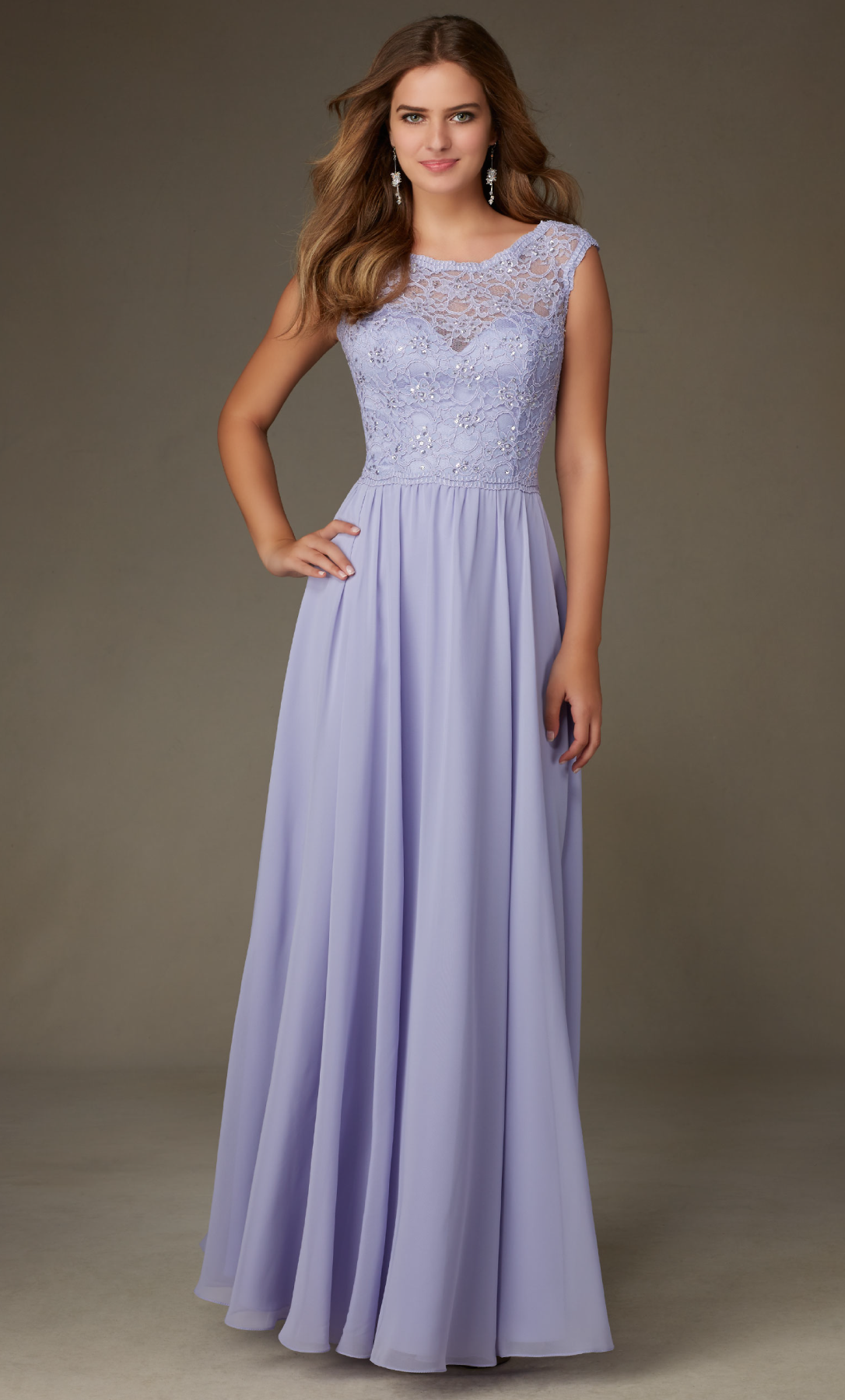 Vestido de gasa con blusa de encaje - Laila's Dress