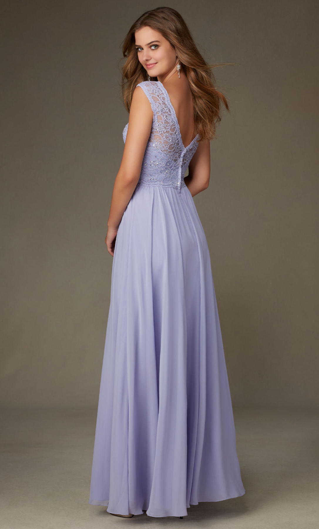 Vestido de gasa con blusa de encaje - Laila's Dress