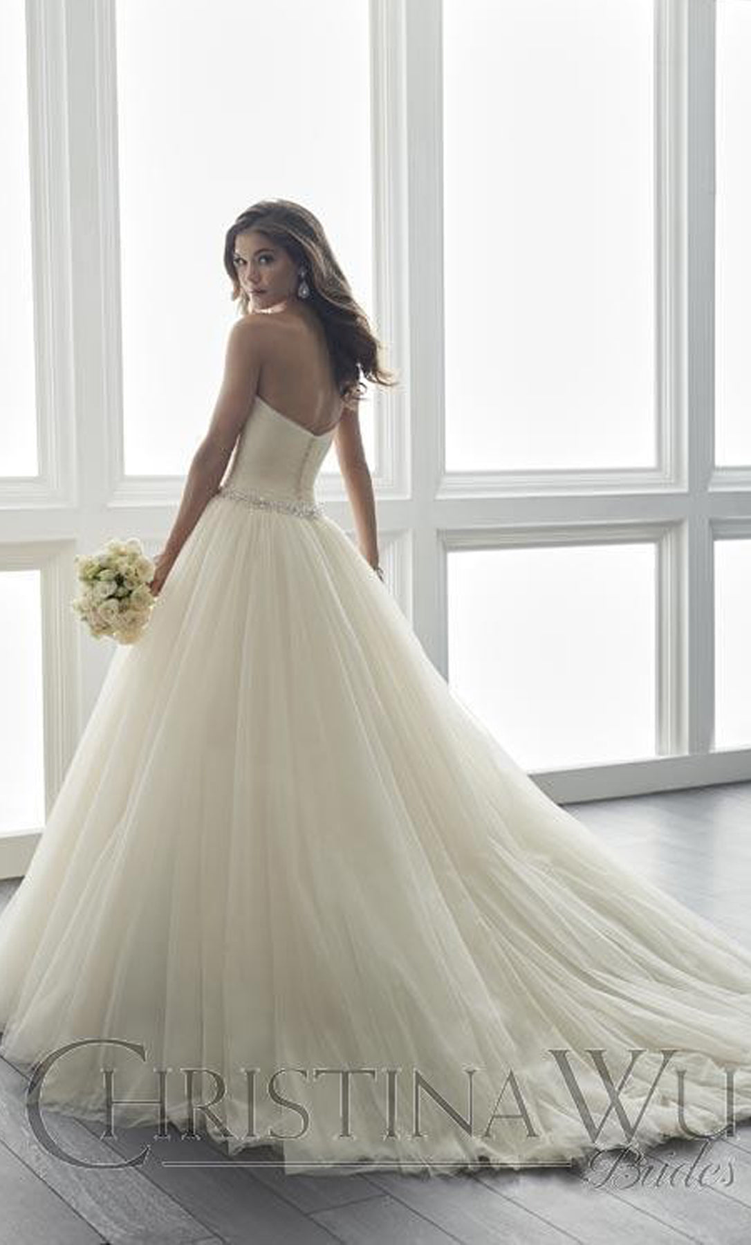 Vestido Novia ivory escote corazón - Laila's Dress