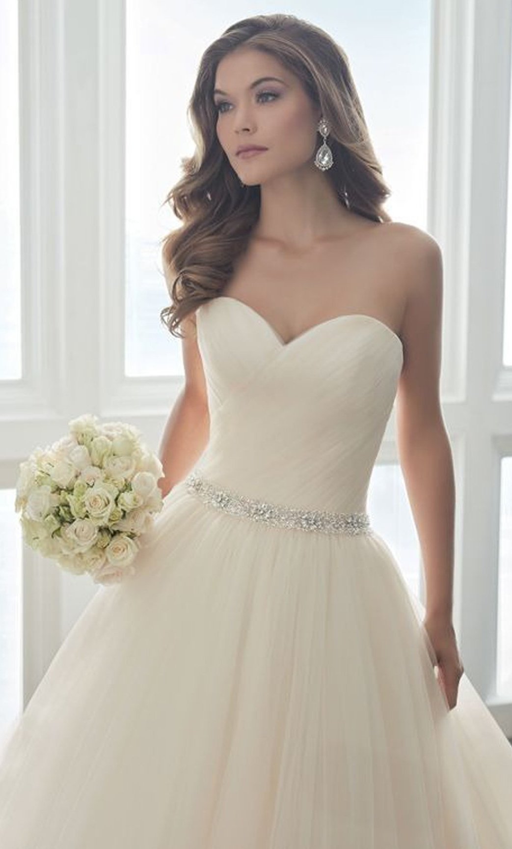 Vestido Novia ivory escote corazón - Laila's Dress