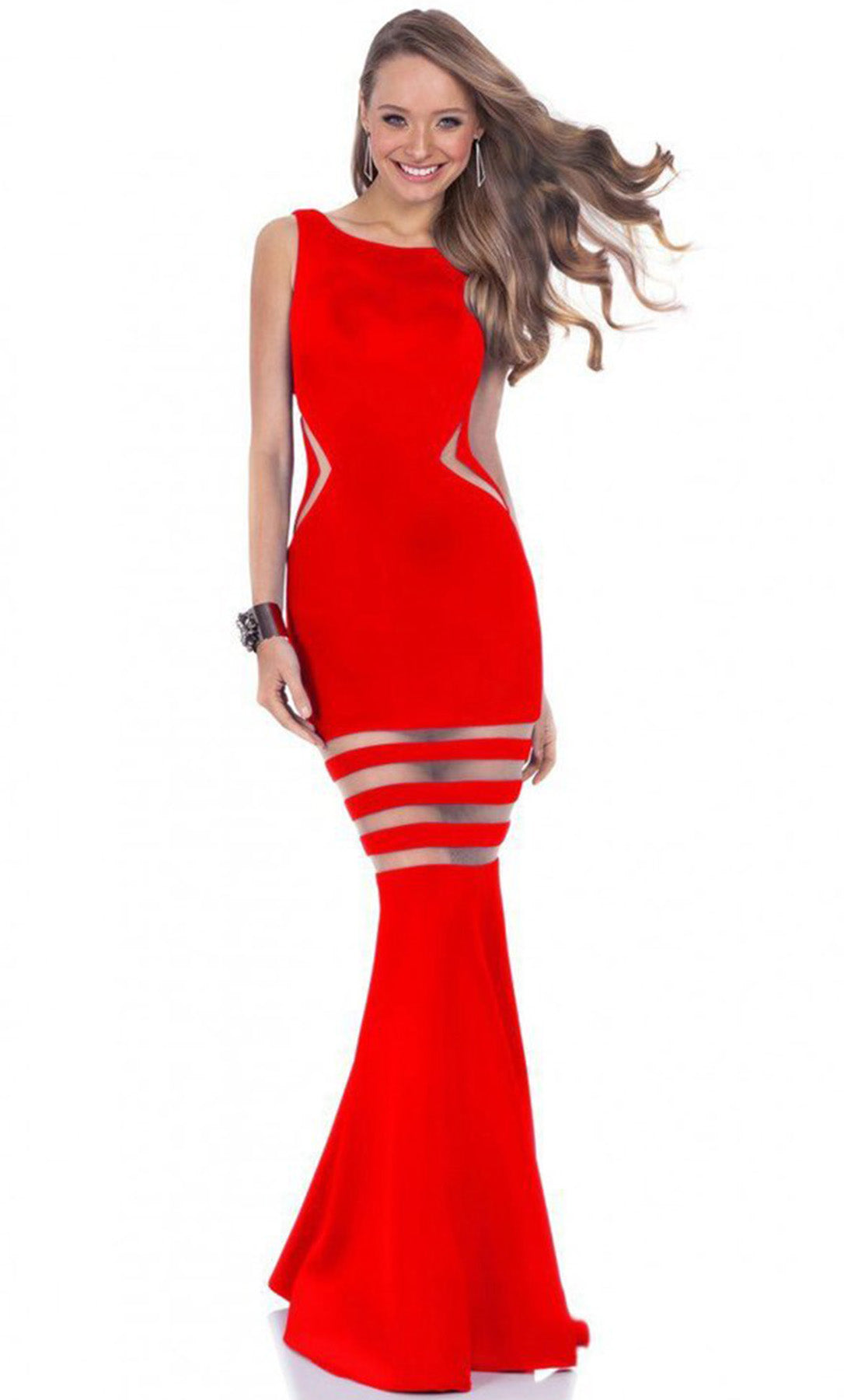 Vestido de tela spandex con transparencias - Laila's Dress