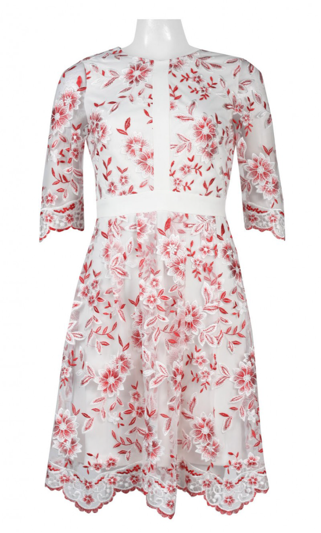 Vestido corto con bordado - Laila's Dress