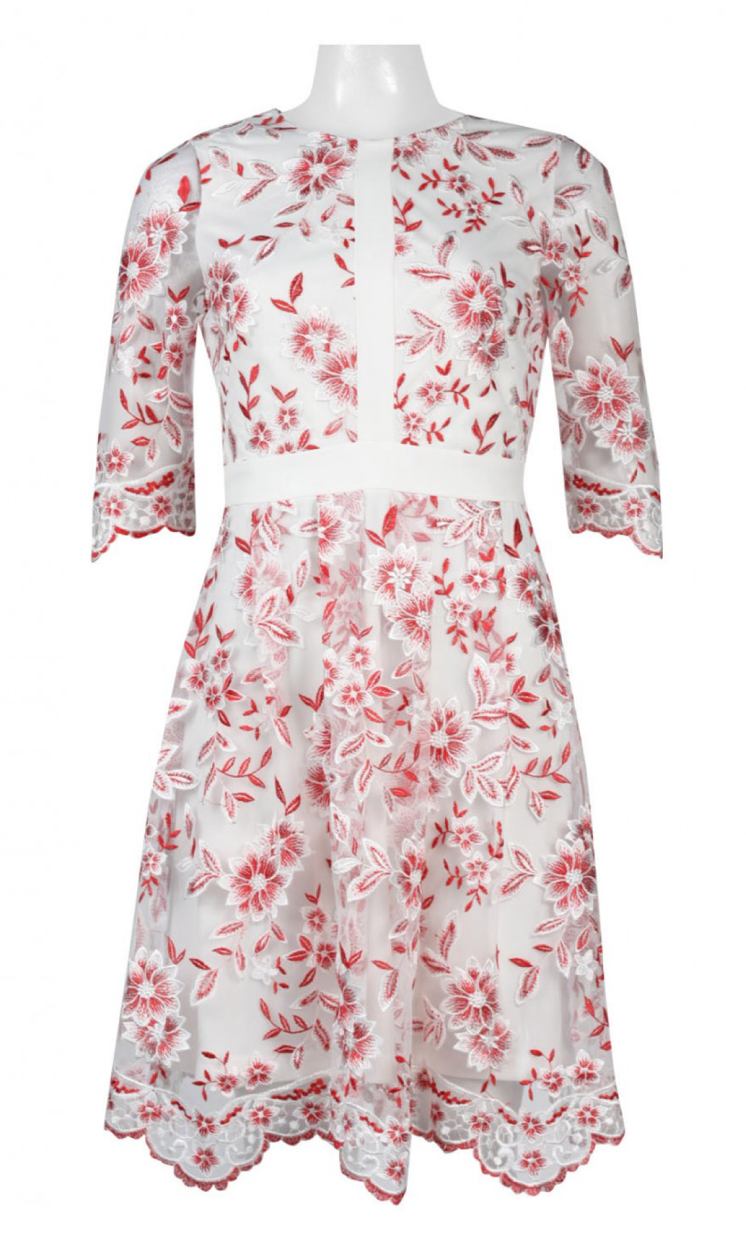 Vestido corto con bordado - Laila's Dress