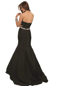 Vestido con escote en V color negro - Laila's Dress