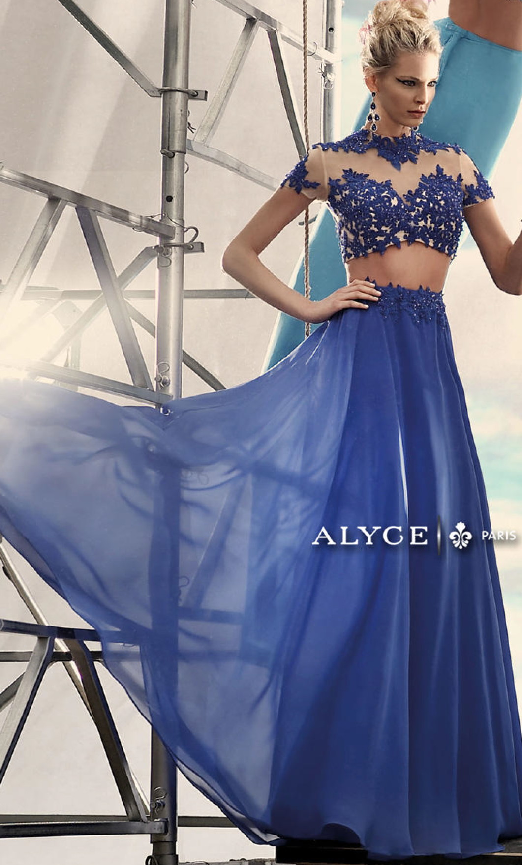 Vestido de dos piezas con encaje y gasa - Laila's Dress