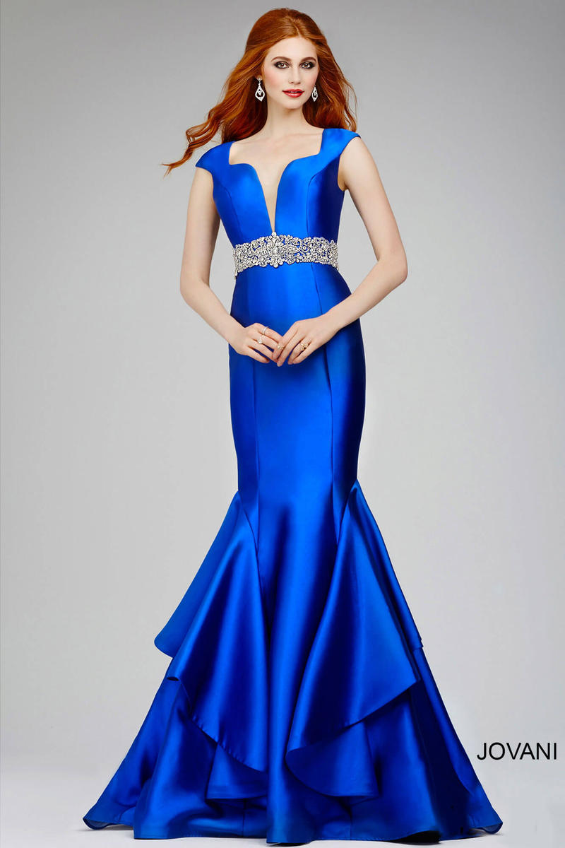 Vestido largo azul royal corte sirena - Laila's Dress