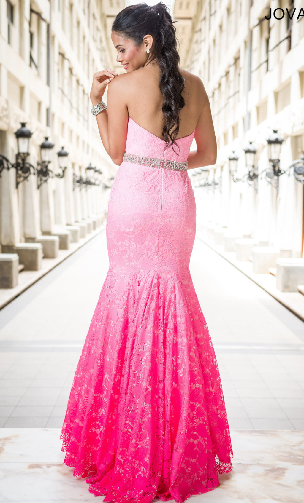 Vestido rosa corte sirena - Laila's Dress