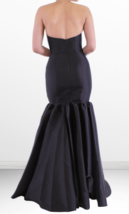 Vestido corte de sirena color negro - Laila's Dress